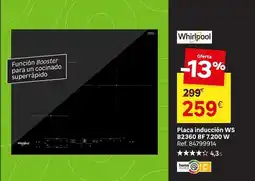 Leroy Merlin Whirlpool - placa induccion ws oferta