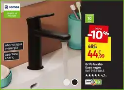 Leroy Merlin Senseo - grifo lavabo easy negro oferta