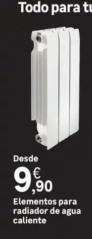 Leroy Merlin Elementos para radiador de agua caliente oferta