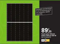 Leroy Merlin Solar - panel bífical goicn topcon 500 w oferta