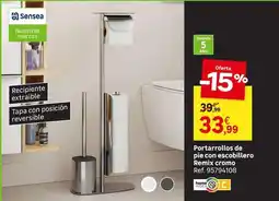 Leroy Merlin Senseo - portarrollos de pie con secobillero remix cromo oferta