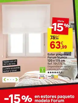 Leroy Merlin Blanco - estor plegable oferta