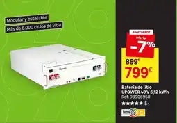 Leroy Merlin Bateria de litido oferta