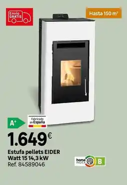 Leroy Merlin Home - estufa pellets watt 15 14, 3kw oferta