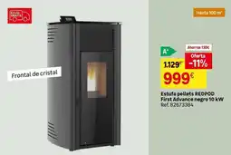 Leroy Merlin Cristal - estufa pellets redpod first advance nero 10 kw oferta