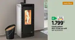 Leroy Merlin Bio - estufa pellets bio+ 11 w con wifi oferta