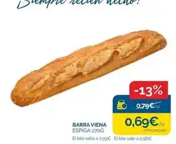 Supermercados La Despensa Barra viena oferta