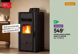 Leroy Merlin Estufa pellets watt 5,48 kw oferta