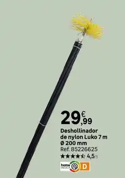 Leroy Merlin Home - deshollinador de nylon luko 7 m q 200 mm oferta