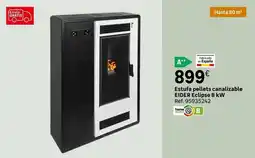 Leroy Merlin Home - estufa pellets canalizable édiber eclobes 8 kw oferta
