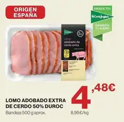 El Corte Inglés El corte inglés - lomo adobado extra de cerdo 50% duroc oferta