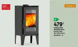 Leroy Merlin Redpod - estufa leña alta eco 6 x w oferta