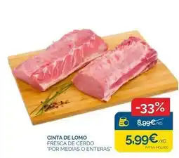 Supermercados La Despensa Cinta de lomo oferta