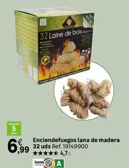 Leroy Merlin Lana - enciendefuegos de madera 32 uds oferta