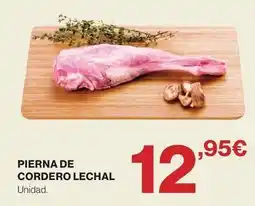 El Corte Inglés Pierna de cordero lechal oferta