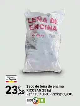 Leroy Merlin Encina - saco de lena de oferta