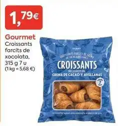 Suma Supermercados Gourmet - croissants farcits de xocolata oferta