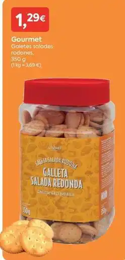 Gourmet - galetes salades redones
