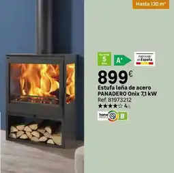 Leroy Merlin España - estufa leña de acero oferta