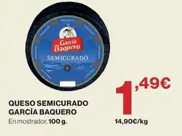 El Corte Inglés García baquero - queso semicurado oferta