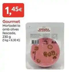 Suma Supermercados Gourmet - mortadel.la con aceitunas oferta