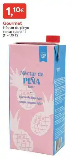 Suma Supermercados Gourmet - nectar de pinya sense sucre oferta