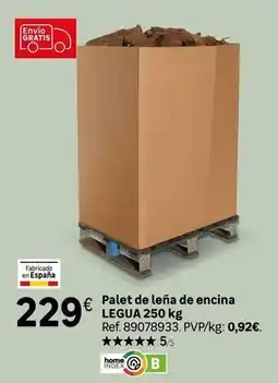 Leroy Merlin Encina - palet de leña de oferta