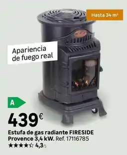 Leroy Merlin Estufa de gas radiante provence oferta