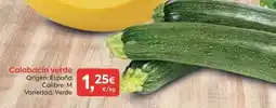 Suma Supermercados Origen - calabacin verde oferta