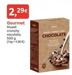 Suma Supermercados Gourmet - muesli crunchy chocolate oferta