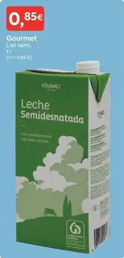 Suma Supermercados Gourmet - leche semidesnatada oferta
