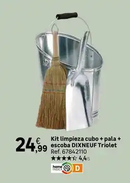 Leroy Merlin Home - kit limpieza cubo + pala + escoba dixenet triolet oferta