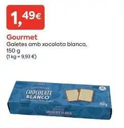 Suma Supermercados Gourmet - galetes amb xocolata blanca oferta