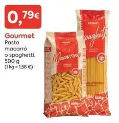 Suma Supermercados Gourmet - pasta macarró o spaghetti oferta