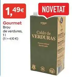 Suma Supermercados Gourmet - brou de verdures oferta