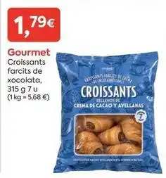Suma Supermercados Gourmet - croissants farcits de xocolata oferta
