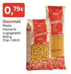 Suma Supermercados Gourmet - pasta macarró o spaghetti oferta