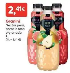 Suma Supermercados Granini - nectar pera, pomelo rosa o granada oferta