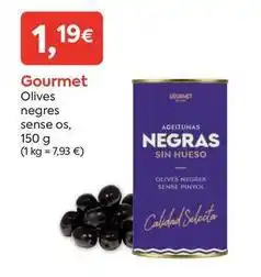 Suma Supermercados Gourmet - olives negres sense os oferta