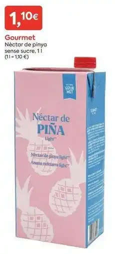Suma Supermercados Gourmet - nectar de pinya sense sucre oferta