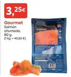 Suma Supermercados Gourmet - salmón ahumado oferta