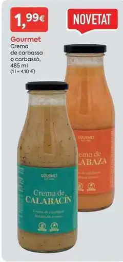 Suma Supermercados Gourmet - crema de carabassa o cerbasso oferta