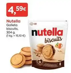 Suma Supermercados Nutella - galleta biscuits oferta
