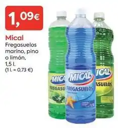 Suma Supermercados Mical - fregasuelos marino, pino o limón oferta