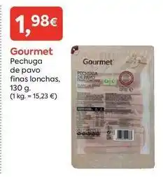Suma Supermercados Gourmet - pechuga de pavo finas lonchas oferta