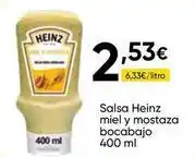FROIZ Heinz - salsa miel y mostaza bocabajo oferta