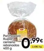 FROIZ Ruipan - pan hogaza centeno rebanadas oferta