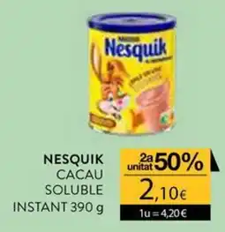Plusfresc Nesquik cacao soluble instant oferta