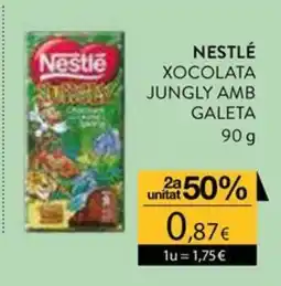 Plusfresc Nestlé xocolata jungly amb galeta oferta