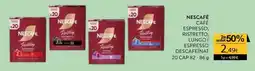 Plusfresc Nescafe cafe espresso ristretto lungo i espresso descafeinat oferta